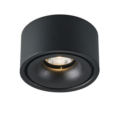 LED SURFACE MOUNT DOWNLIGHT 10W 80LM/W BLACK 4000K BRIDGELUX-CHIP