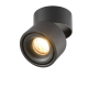LED SURFACE MOUNT DOWNLIGHT 12W 80LM/W BLACK 4000K BRIDGELUX-CHIP ADJUSTABLE