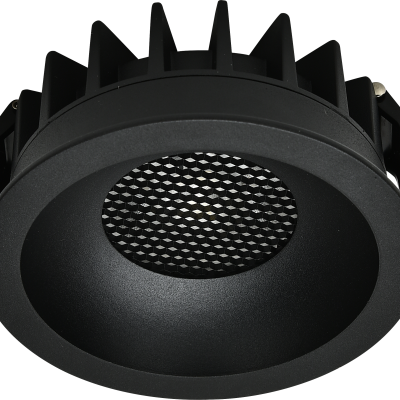 LED COB 10W DOWNLIGHT ROUND BLACK AC85-265V 100LM/W CCT – BRIDGELUX