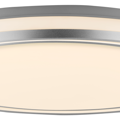 LED CEILING LIGHT 36W 75LM/W WHITE/SILVER BODY CCT