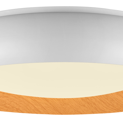LED CEILING LIGHT 36W 75LM/W WHITE/WOOD BODY CCT