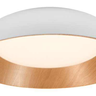 LED CEILING LIGHT 24W 75LM/W WHITE/WOOD BODY CCT