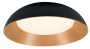 LED CEILING LIGHT 24W 75LM/W BLACK/WOOD BODY CCT