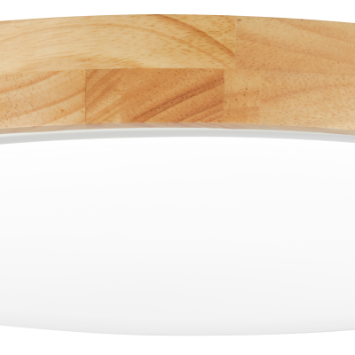 LED CEILING LIGHT 48W 75LM/W WHITE/WOOD BODY CCT + REMOTE CONTROL