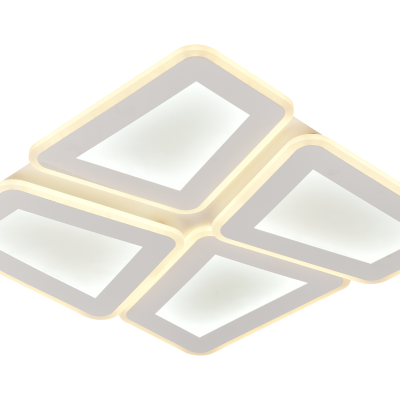 LED CEILING LIGHT 128W 75LM/W WHITE/GREY BODY CCT + REMOTE CONTROL
