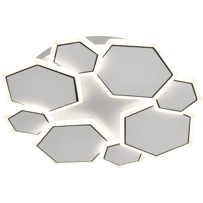 LED CEILING LIGHT 68W 75LM/W WHITE/GREY BODY CCT + REMOTE CONTROL