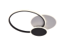 LED CEILING LIGHT 78W 75LM/W WHITE/BLACK BODY CCT + REMOTE CONTROL