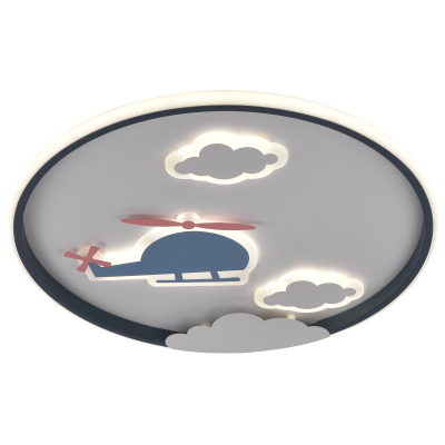 LED CEILING LIGHT 78W 75LM/W WHITE/BLACK BODY CCT + REMOTE CONTROL