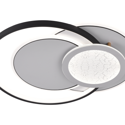 LED CEILING LIGHT 84W 75LM/W WHITE/BLACK BODY CCT + REMOTE CONTROL