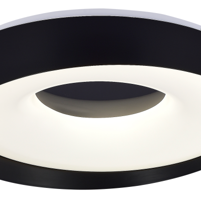 LED CEILING LIGHT BLACK 54W 90LM/W 3CCT-MEMORY + REMOTE CONTROL