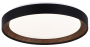 LED CEILING LIGHT BLACK+WALNUT 54W 90LM/W 3CCT-MEMORY + REMOTE CONTROL