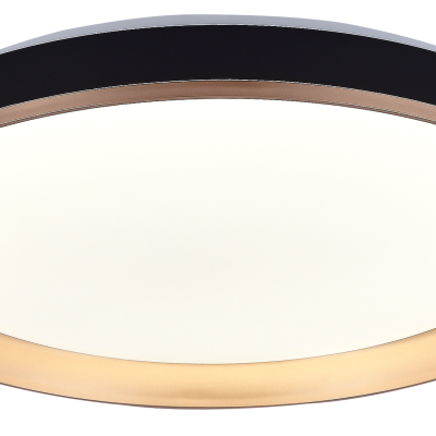 LED CEILING LIGHT BLACK+GOLD 36W 90LM/W 3CCT-MEMORY + REMOTE CONTROL