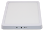 LED 6W SURFACE PANEL SQUARE AC85-260V 3CCT WHITE