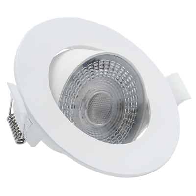 LED DOWNLIGHT 3W-5W-7W BUILT-IN ROUND AC220-240V CCT-SELECTABLE POWER-SELECTABLE WHITE