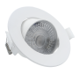 LED DOWNLIGHT 3W-5W-7W BUILT-IN ROUND AC220-240V CCT-SELECTABLE POWER-SELECTABLE WHITE