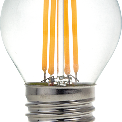 LED BULB E27 G45 4W 320LM 175-265V 2700K CLEAR GLASS DIMMABLE