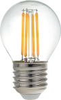 LED BULB E27 G45 4W 320LM 175-265V 2700K CLEAR GLASS DIMMABLE