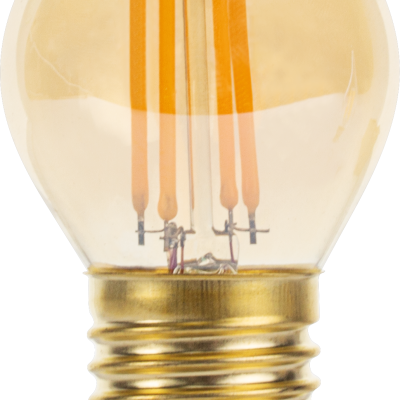 LED BULB E27 G45 4W 320LM 175-265V 2700K GOLDEN GLASS DIMMABLE