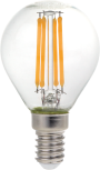 LED BULB G45 4W 400LM E14 175-265V 2700K FILAMENT
