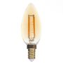 LED CANDLE C35 E14 4W 400LM 2500K AC220-240V GOLDEN GLASS