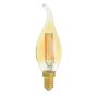 LED CANDLE T35 E14 4W 400LM 2500K AC220-240V GOLDEN GLASS