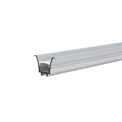 ALUMINIUM PROFILE FOR LED STRIP SILVER BODY/WHITE COVER L=2m