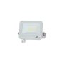LED SMD FLOODLIGHT WHITE 10W 90lm/W AC180-265V 120° IP65 3000K + SENSOR - 15cm CABLE