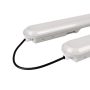 LED WATERPROOF LIGHT FIXTURE IP65 150CM 55W 6050LM EMERGENCY 6000K  - LINKABLE
