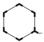 HEXAGON SET LIGHTS 1HEX 42W 120LM/W 165-265V WITH ACCESSORIES 6000K