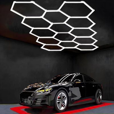 HEXAGON SET LIGHTS 14HEXS 456W 120LM/W 165-265V WITH ACCESSORIES 6000K