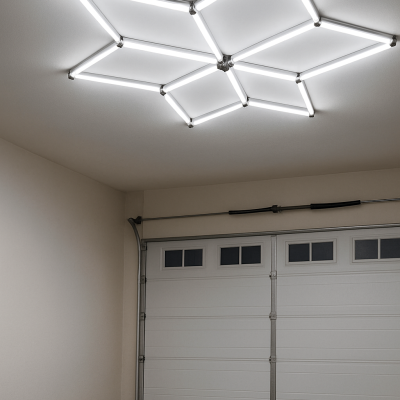 HEXAGON SET LIGHTS 126W 120LM/W 165-265V WITH ACCESSORIES 6000K