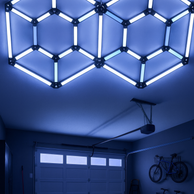 HEXAGON SET LIGHTS 315W 120LM/W 165-265V WITH ACCESSORIES 6000K