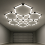 HEXAGON SET LIGHTS 294W 120LM/W 165-265V WITH ACCESSORIES 6000K