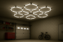 HEXAGON SET LIGHTS 306W 120LM/W 165-265V WITH ACCESSORIES 6000K