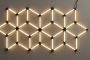 HEXAGON SET LIGHTS 294W 120LM/W 165-265V WITH ACCESSORIES 6000K