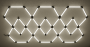HEXAGON SET LIGHTS 428W 120LM/W 165-265V WITH ACCESSORIES 6000K