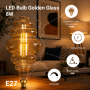 LED BULB BD200 8W 810LM 1800K AC220-240V E27 GOLDEN GLASS DIMMABLE