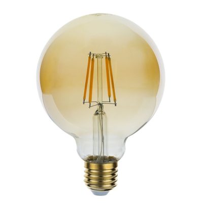 LED BULB G95 4W 400LM 2500K AC220-240V E27 GOLDEN GLASS