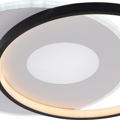 LED CEILING LAMP 54W/4120LM WH+BK 3000-6000K DIMMABLE + Remote Control
