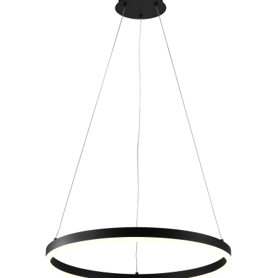 LED PENDANT LAMP 22W/1760LM BLACK 3000K 175-265V