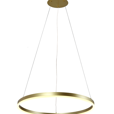 LED PENDANT LAMP 22W/1760LM SATIN GOLD 3000K 175-265V
