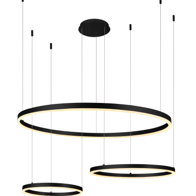 LED PENDANT LAMP 70W/5600LM SAND BLACK 3000K 175-265V