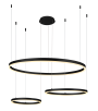 LED PENDANT LAMP 70W/5600LM SAND BLACK 3000K 175-265V