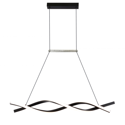 LED PENDANT LAMP 28W/2240LM SAND BLACK 3000K 175-265V