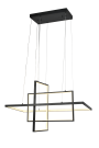 LED PENDANT LAMP 67W/5360LM SAND BLACK 3000K 175-265V