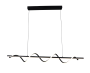 LED PENDANT LAMP 30W/2400LM SAND BLACK 3000K 175-265V