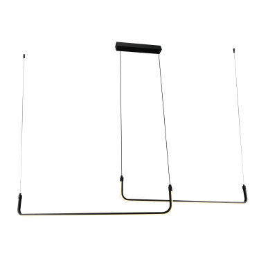 LED PENDANT LAMP 25W/2000LM SAND BLACK 3000K 175-265V