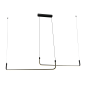 LED PENDANT LAMP 25W/2000LM SAND BLACK 3000K 175-265V