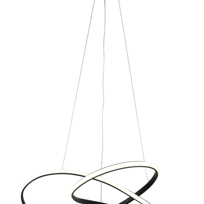 LED PENDANT LAMP 30W/2400LM SAND BLACK 3000K 175-265V