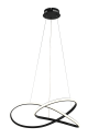 LED PENDANT LAMP 30W/2400LM SAND BLACK 3000K 175-265V